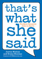 Couverture du livre « That's What She Said » de Nicolas Bryan aux éditions Penguin Group Us