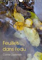 Couverture du livre « Feuilles dans l eau calendrier mural 2018 din a4 vertical - eclats de lumiere sur les feui » de Oosterlee C aux éditions Calvendo