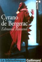 Couverture du livre « Cyrano de bergerac » de Edmond Rostand aux éditions Gallimard