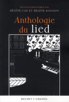 Couverture du livre « Anthologie du Lied » de Cao/Boisson aux éditions Buchet Chastel