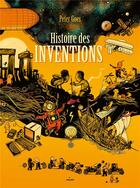 Couverture du livre « Histoire des inventions » de Peter Goes aux éditions Milan