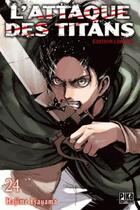 Couverture du livre « L'attaque des titans Tome 24 » de Hajime Isayama aux éditions Pika