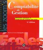 Couverture du livre « Comptabilité de gestion (6e édition) » de Beatrice Grandguillot et Francis Grandguillot aux éditions Gualino