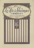 Couverture du livre « La fête des vendanges à Bordeaux en 1909 » de  aux éditions Entre Deux Mers