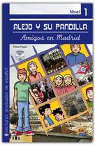 Couverture du livre « Alejo y su pandilla ; amigos en Madrid ; nivel 1 ; lecturas graduadas de espanol » de Flavia Puppo aux éditions Edinumen