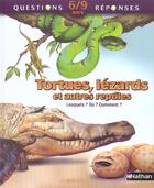 Couverture du livre « Tortues lezards autres reptile » de O'Neill aux éditions Nathan