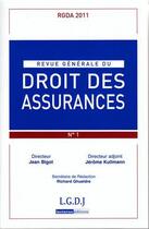 Couverture du livre « Revue generale de droit des assurances n 1 - 2011 » de  aux éditions Lgdj