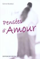 Couverture du livre « Pensees d'amour » de Corinne Bouteleux aux éditions De Vecchi