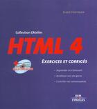 Couverture du livre « Html 4 ; Exercices Et Corriges » de Serge Hoffman aux éditions Osman Eyrolles Multimedia