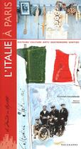 Couverture du livre « L'Italie à Paris » de Stefano Palombari aux éditions Parigramme