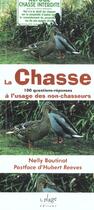 Couverture du livre « La chasse » de Nelly Boutinot aux éditions La Plage