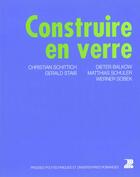 Couverture du livre « Construire en verre » de  aux éditions Ppur