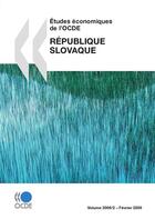 Couverture du livre « Études économiques de l'OCDE : République Slovaque 2009 » de  aux éditions Epagine