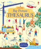 Couverture du livre « Big picture thesaurus » de Rosie Hore et Rachael Saunders aux éditions Usborne