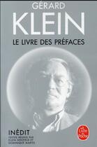 Couverture du livre « Le livre des préfaces » de Gerard Klein aux éditions Le Livre De Poche