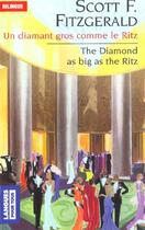 Couverture du livre « Un diamant gros comme le Ritz ; le palais de flace ; a diamond as big as Ritz ; the ice palace » de Francis Scott Fitzgerald aux éditions Pocket