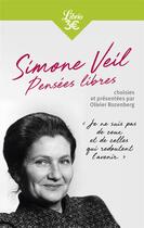 Couverture du livre « Pensées libres » de Simone Veil aux éditions J'ai Lu