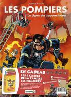 Couverture du livre « Les pompiers Tome 8 : la ligue des sapeurs-héros » de Christophe Cazenove et Stedo aux éditions Bamboo