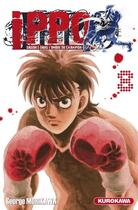 Couverture du livre « Ippo - saison 5 ; dans l'ombre du champion Tome 8 » de George Morikawa aux éditions Kurokawa