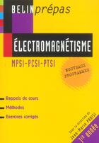 Couverture du livre « Electromagnetisme - mpsi - pcsi - ptsi (1re annee) » de Parisi/Saudrais aux éditions Belin Education
