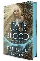 Couverture du livre « A fate inked in blood : Saga of the Unfated » de Danielle L. Jensen aux éditions Random House Us
