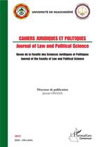 Couverture du livre « Journal of law and political science (édition 2019) » de Cahiers Politiques aux éditions L'harmattan