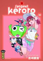 Couverture du livre « Sergent Keroro Tome 19 » de Mine Yoshizaki aux éditions Kana