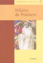 Couverture du livre « Hilaire de poitiers » de  aux éditions Fides