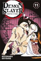 Couverture du livre « Demon slayer t.11 » de Koyoharu Gotoge aux éditions Panini