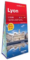 Couverture du livre « Lyon 1/15.000 (carte grand format laminee - plan de ville) » de  aux éditions Expressmap