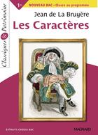 Couverture du livre « Les caractères » de Jean De La Bruyere aux éditions Magnard