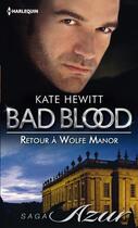 Couverture du livre « Retour à Wolfe Manor » de Kate Hewitt aux éditions Harlequin