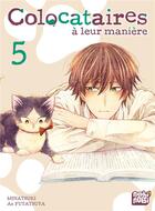 Couverture du livre « Colocataires à leur manière Tome 5 » de Tsunami Minatsuki et Asu Futatsuya aux éditions Nobi Nobi