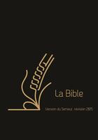 Couverture du livre « Bible du semeur 2015, noire, cuir, avec onglets » de  aux éditions Excelsis