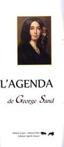 Couverture du livre « L'agenda de George Sand » de Gabrielle De Bussac aux éditions Paleo