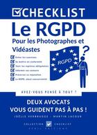 Couverture du livre « Checklist le rgpd pour les photographes et videastes » de J.Verbrugge/M.Lacour aux éditions 29bis