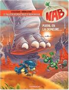 Couverture du livre « NAB ; les tribulations apeupréhistoriques de Nabuchodinosaure T.14 ; puéril en la demeure » de Goulesque et Roger Widenlocher aux éditions Dargaud