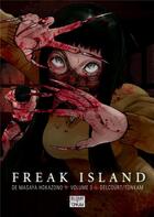 Couverture du livre « Freak island Tome 3 » de Masaya Hokazono aux éditions Delcourt