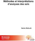 Couverture du livre « Méthodes et interprétations d'analyses des sols » de Nadim Mallouhi aux éditions Edilivre