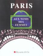 Couverture du livre « Paris aux noms des femmes » de  aux éditions Descartes & Cie