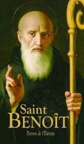 Couverture du livre « Saint Benoît, patron de l'Europe » de  aux éditions Benedictines