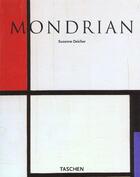 Couverture du livre « Mondrian » de Suzanne Deicher aux éditions Taschen