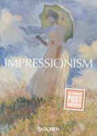 Couverture du livre « Impressionism ; 100 postcards » de  aux éditions Taschen