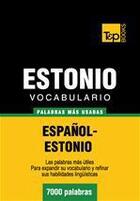 Couverture du livre « Vocabulario español-estonio - 7000 palabras más usadas » de Andrey Taranov aux éditions T&p Books