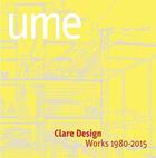 Couverture du livre « Clare design » de  aux éditions Acc Art Books