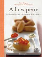 Couverture du livre « À la vapeur » de Mebazaa Faiza / Cast aux éditions Flammarion