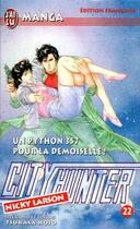 Couverture du livre « City Hunter T.22 ; un python 357 pour la demoiselle » de Tsukasa Hojo aux éditions J'ai Lu