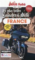 Couverture du livre « France à moto (édition 2021) » de  aux éditions Le Petit Fute