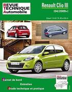 Couverture du livre « Renault clio iii - 04-2009> » de Etai aux éditions Etai