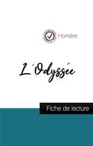 Couverture du livre « L'odyssée de Homère (fiche de lecture et analyse complète de l'oeuvre) » de  aux éditions Comprendre La Litterature